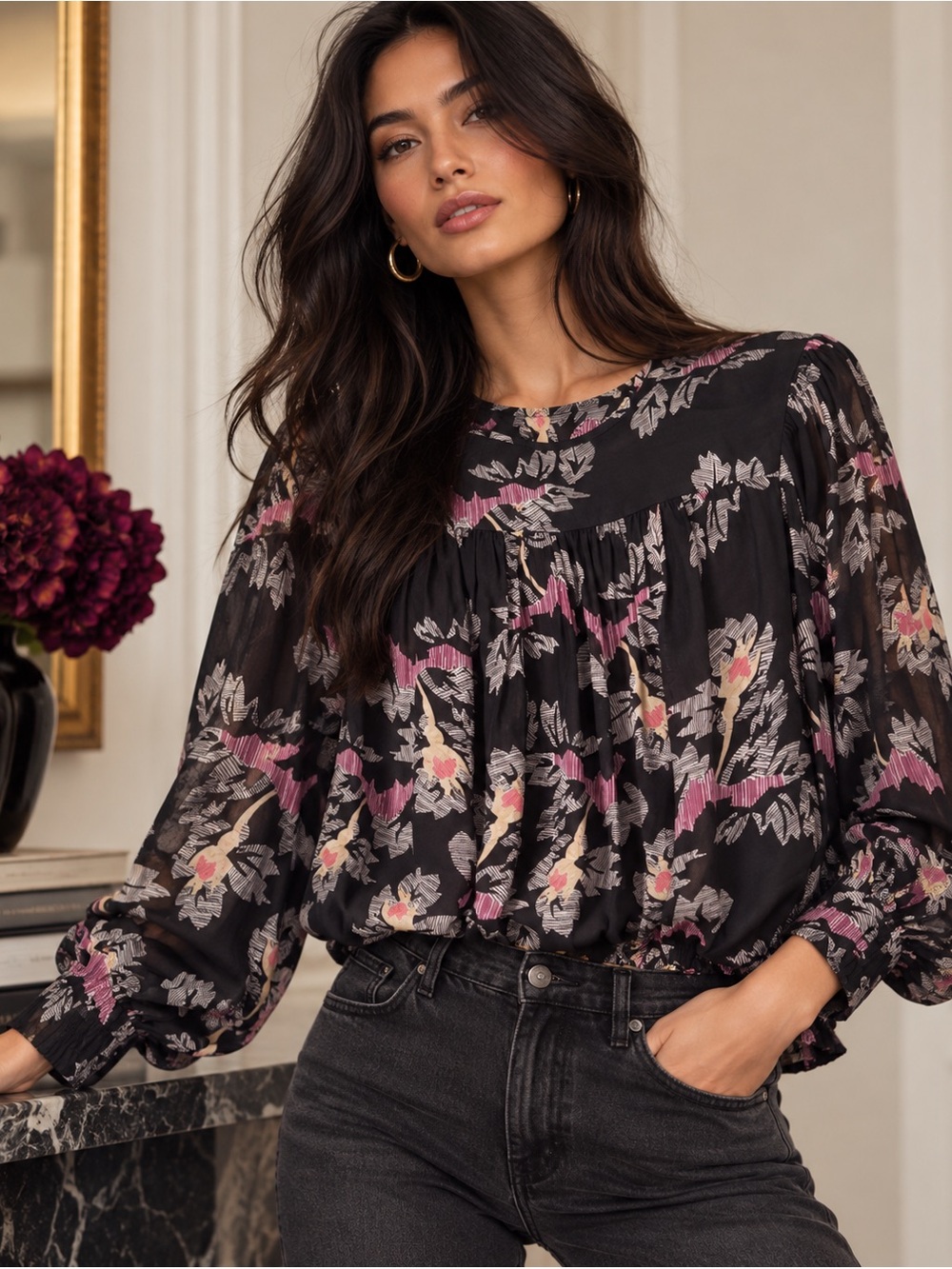 Isabel Marant Étoile Printed Blouse | FR 36, US 4